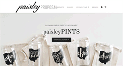 Desktop Screenshot of paisleyproposal.com